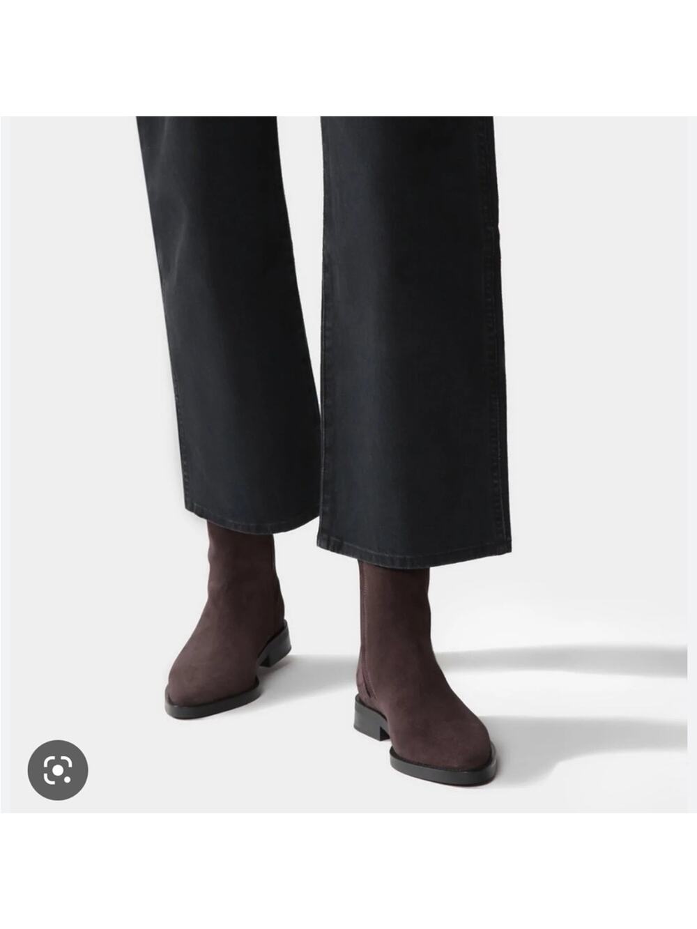 Jack Erwin Lola Brown Suede Zip Ankle Boot